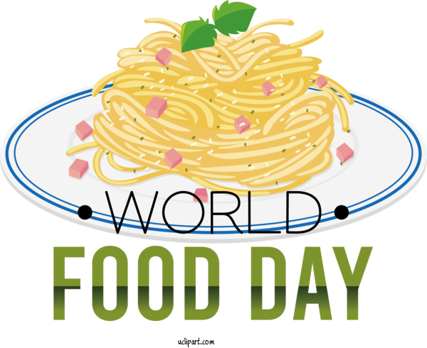 Free Holiday Pasta Italian Cuisine Dish For World Food Day Clipart Transparent Background