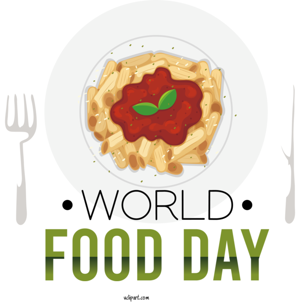 Free Holiday Meal Dish Vector For World Food Day Clipart Transparent Background