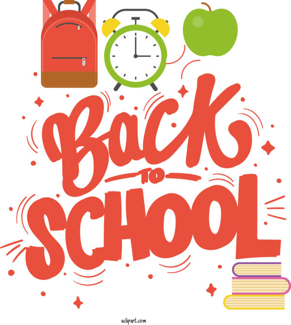 Free Holiday Design Cartoon Line For Back To School Clipart Transparent Background