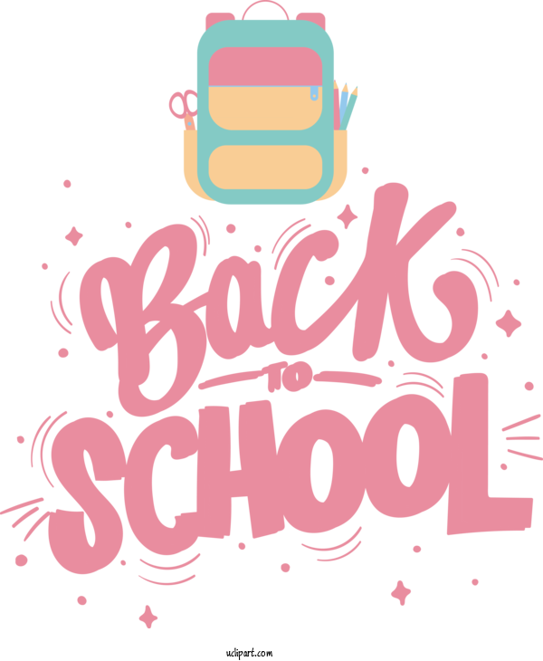 Free Holiday Logo Cartoon Design For Back To School Clipart Transparent Background