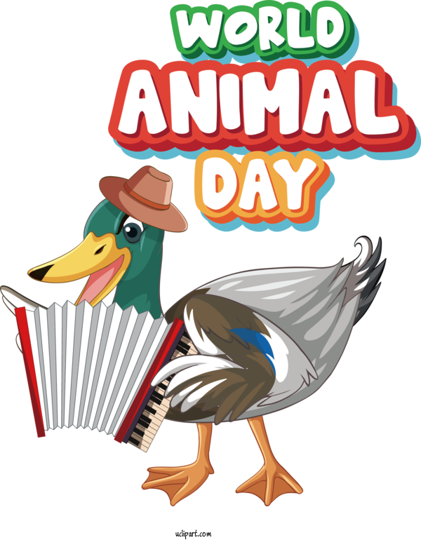 Free Holiday Accordion Design Royalty Free For World Animal Day Clipart Transparent Background