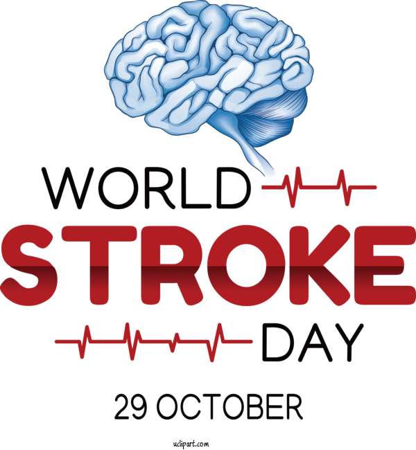 Free Holiday Education Software Data For World Stroke Day Clipart Transparent Background