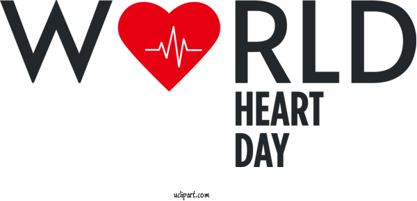 Free Holiday Design Logo Font For World Heart Day Clipart Transparent Background