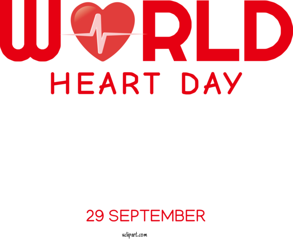 Free Holiday Logo Font Line For World Heart Day Clipart Transparent Background