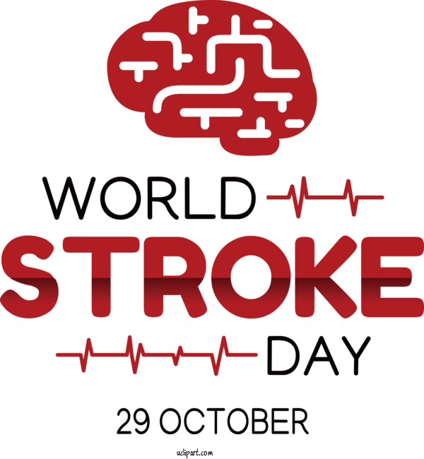 Free Holiday Health Health Care World Stroke Day For World Stroke Day Clipart Transparent Background