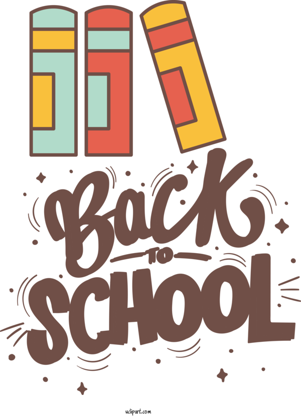 Free Holiday Design Logo Line For Back To School Clipart Transparent Background