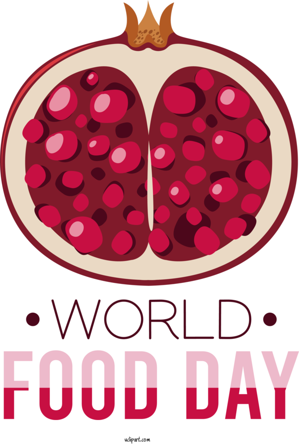 Free Holiday Pomegranate Logo Drawing For World Food Day Clipart Transparent Background