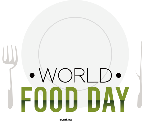 Free Holiday Logo Font Design For World Food Day Clipart Transparent Background