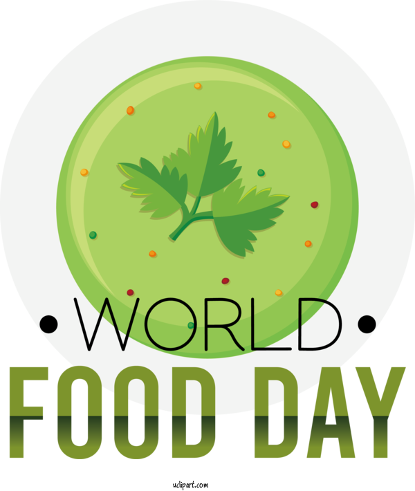 Free Holiday Leaf Logo Circle For World Food Day Clipart Transparent Background