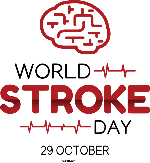 Free Holiday Stroke National Stroke Awareness Month World Stroke Day For World Stroke Day Clipart Transparent Background