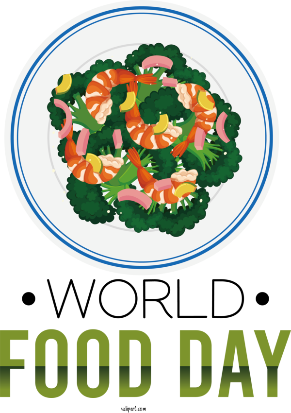 Free Holiday Salad Green Salad Shrimp Salad For World Food Day Clipart Transparent Background