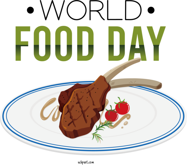 Free Holiday Lamb Beef Barbecue For World Food Day Clipart Transparent Background