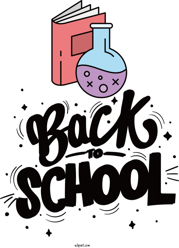 Free Holiday Design Cartoon Logo For Back To School Clipart Transparent Background