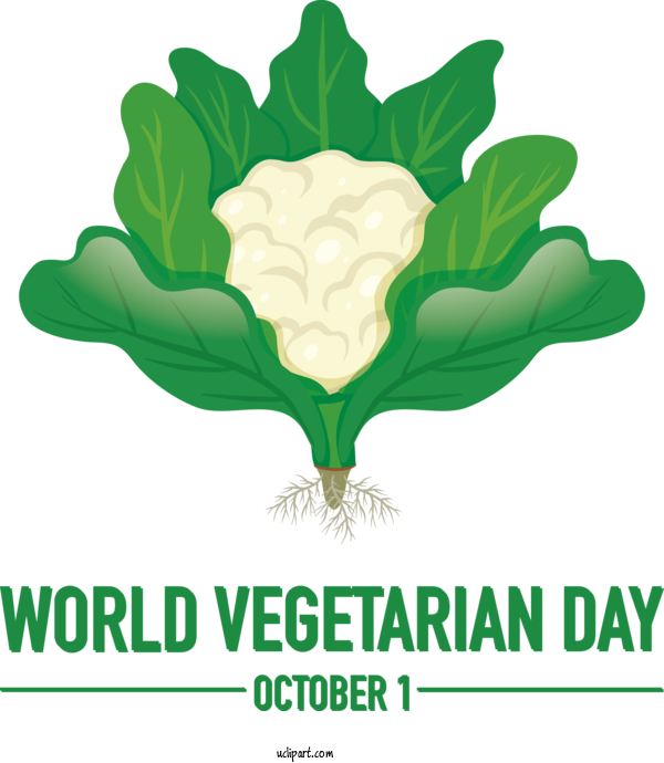 Free Holiday Cabbage Cauliflower Carrot For World Vegetarian Day Clipart Transparent Background