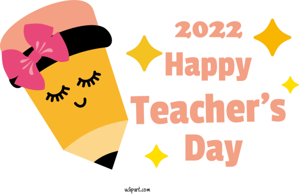 Free Holiday Human Logo Yellow For Happy Teacher's Day Clipart Transparent Background