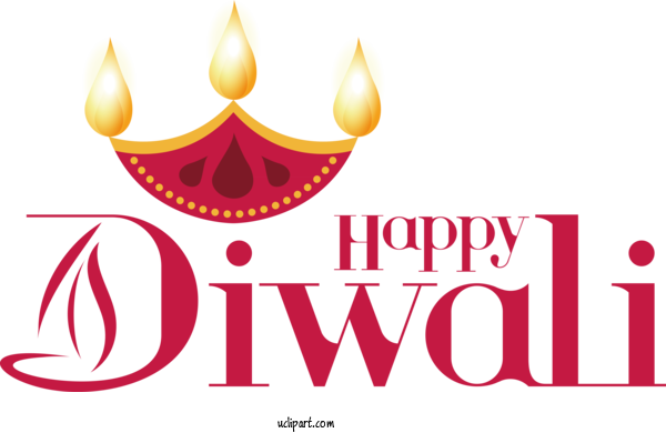Free Holiday Logo  Law For Happy Diwali Clipart Transparent Background