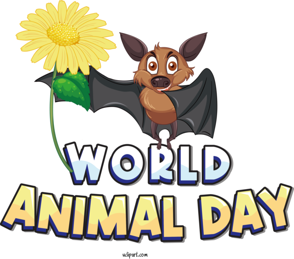 Free Holiday Dog Cartoon Logo For World Animal Day Clipart Transparent Background