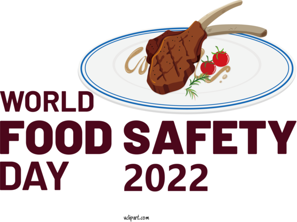 Free Holiday Logo Line Text For World Food Safety Day Clipart Transparent Background