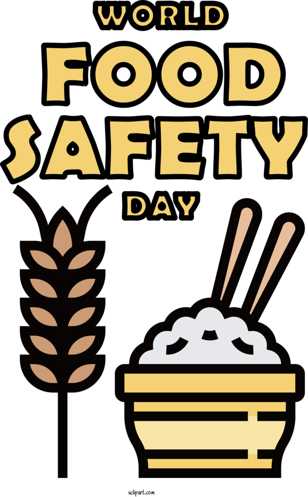 Free Holiday Icon Logo Drawing For World Food Safety Day Clipart Transparent Background