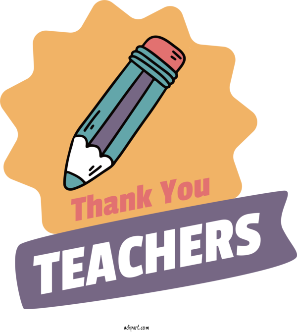 Free Holiday Logo Design Line For Thank You Teachers Clipart Transparent Background