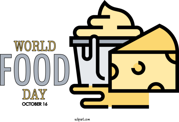 Free Holiday Icon Cheese Drawing For World Food Day Clipart Transparent Background