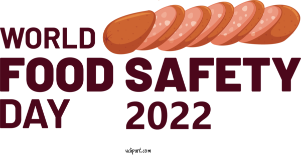 Free Holiday Logo Text Safety For World Food Safety Day Clipart Transparent Background