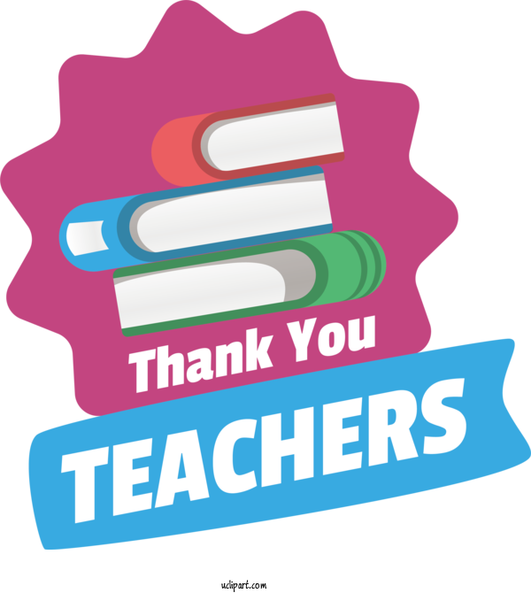 Free Holiday Logo Design Text For Thank You Teachers Clipart Transparent Background