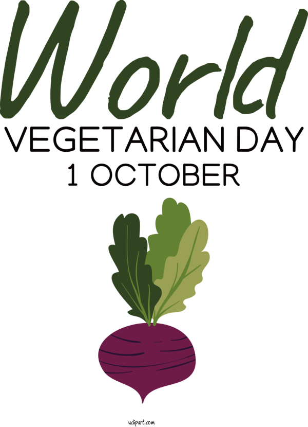 Free Holiday Leaf Plant Stem Flower For World Vegetarian Day Clipart Transparent Background