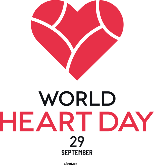 Free Holiday Logo Design Text For World Heart Day Clipart Transparent Background