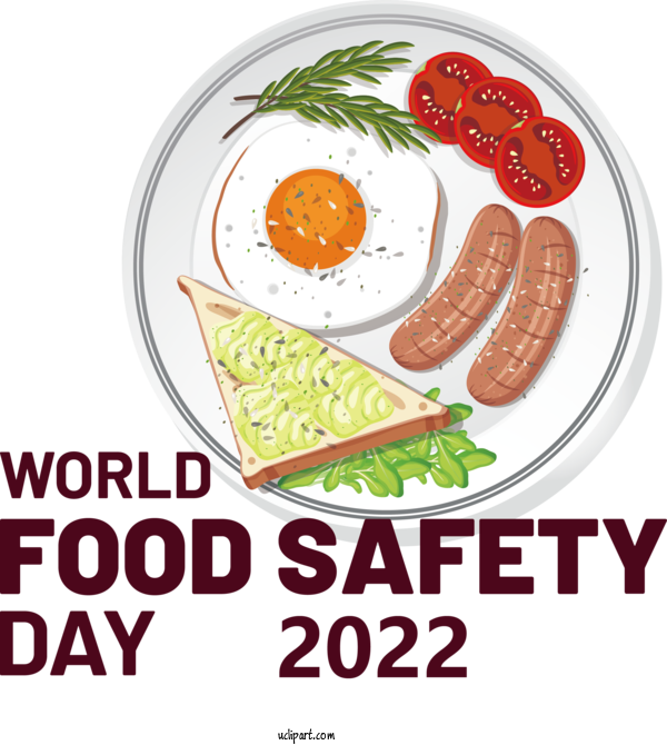 Free Holiday Breakfast Drawing Sausage For World Food Safety Day Clipart Transparent Background