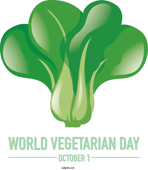 Free Holiday Leaf Logo Plant Stem For World Vegetarian Day Clipart Transparent Background