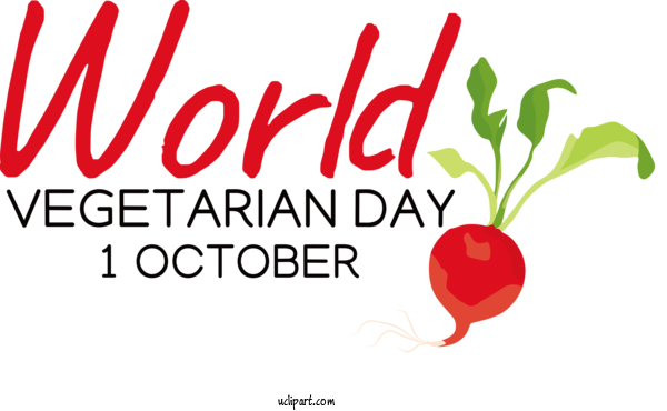 Free Holiday Cherry Natural Food Logo For World Vegetarian Day Clipart Transparent Background