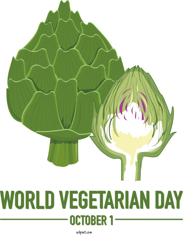 Free Holiday Drawing Vegetable Flower For World Vegetarian Day Clipart Transparent Background
