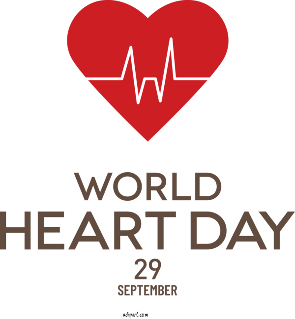 Free Holiday Logo Font Text For World Heart Day Clipart Transparent Background