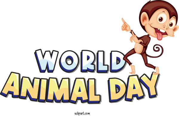 Free Holiday Human Cartoon Logo For World Animal Day Clipart Transparent Background