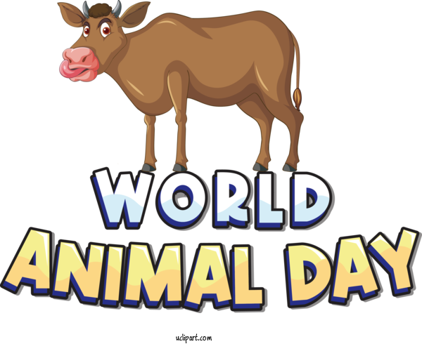 Free Holiday Reindeer Horse Goat For World Animal Day Clipart Transparent Background