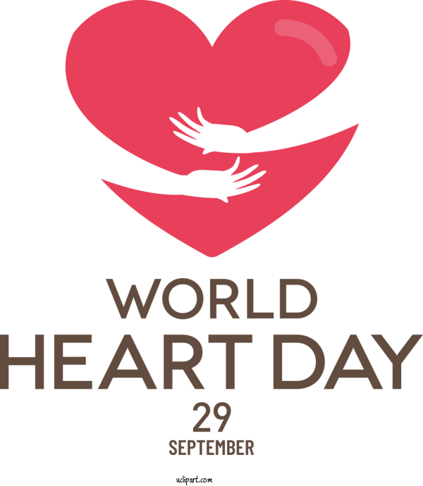 Free Holiday Saint Pierre Logo Design For World Heart Day Clipart Transparent Background