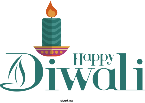 Free Holiday Logo Design Line For Happy Diwali Clipart Transparent Background