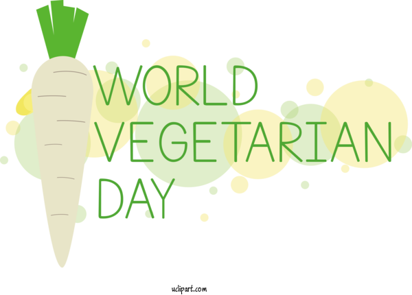 Free Holiday Logo Human Leaf For World Vegetarian Day Clipart Transparent Background