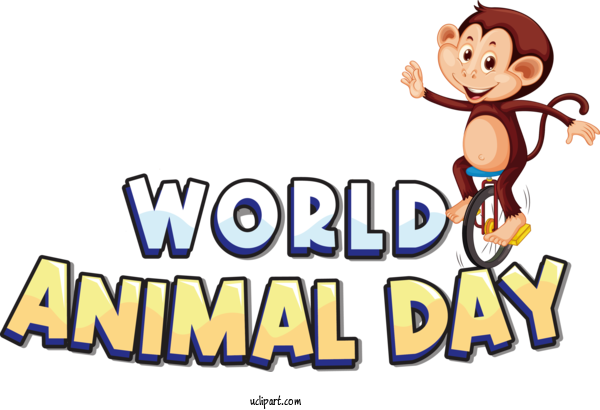 Free Holiday Human Cartoon Logo For World Animal Day Clipart Transparent Background