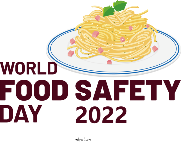 Free Holiday Logo Text Line For World Food Safety Day Clipart Transparent Background