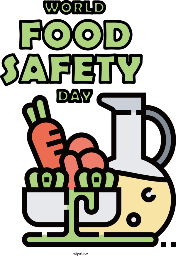 Free Holiday Icon Drawing Cartoon For World Food Safety Day Clipart Transparent Background