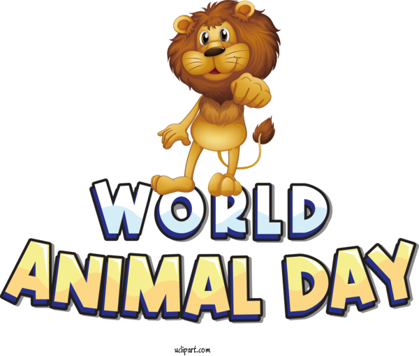 Free Holiday Human Cat Like Cartoon For World Animal Day Clipart Transparent Background