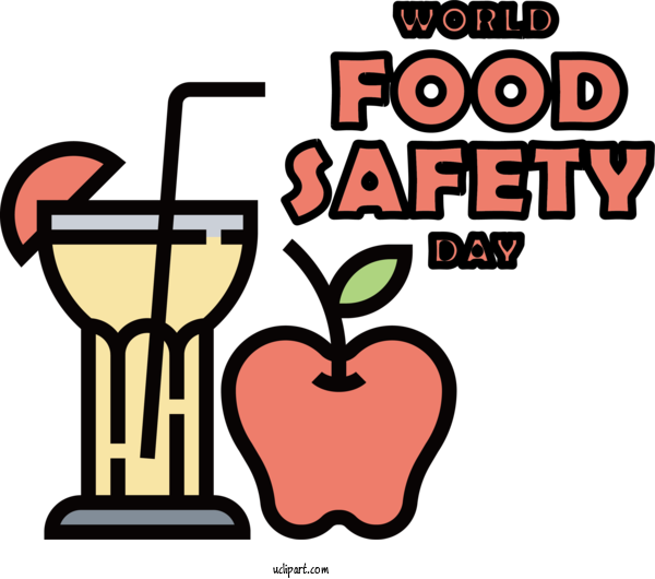 Free Holiday Icon Drawing Juice For World Food Safety Day Clipart Transparent Background
