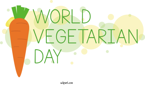 Free Holiday Logo Design Flower For World Vegetarian Day Clipart Transparent Background