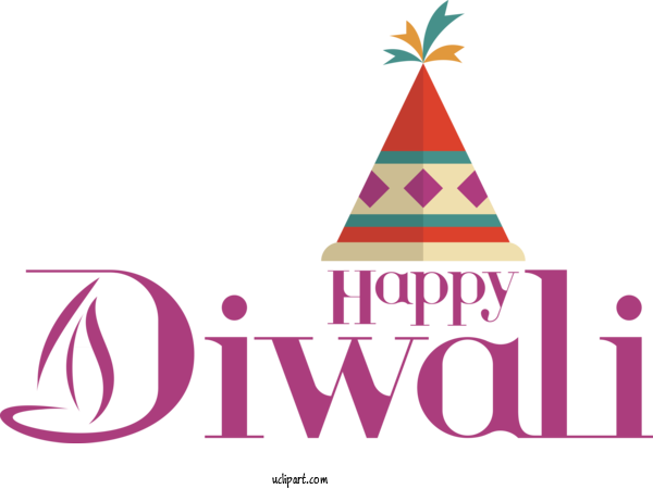 Free Holiday Design Logo Line For Happy Diwali Clipart Transparent Background