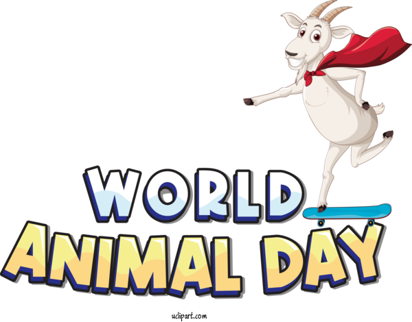 Free Holiday Human Logo Cartoon For World Animal Day Clipart Transparent Background