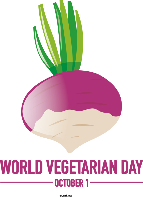 Free Holiday Logo Flower Design For World Vegetarian Day Clipart Transparent Background