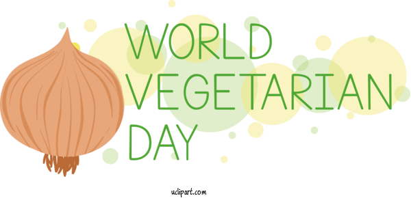 Free Holiday Logo The O'Jays Commodity For World Vegetarian Day Clipart Transparent Background
