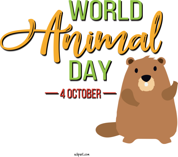 Free Holiday Dog Logo Cartoon For World Animal Day Clipart Transparent Background